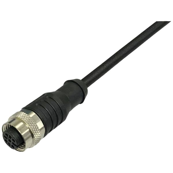 BKL Electronic 2702005 Sensor/ställdon-anslutningskabel M12 Koppling rak 10 m Antal poler (RJ): 4 1 st