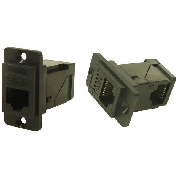 Cliff RAFT DUALSLIM CAT6 RJ45 CSK CP30752 Adapter inbyggd Svart 1 st