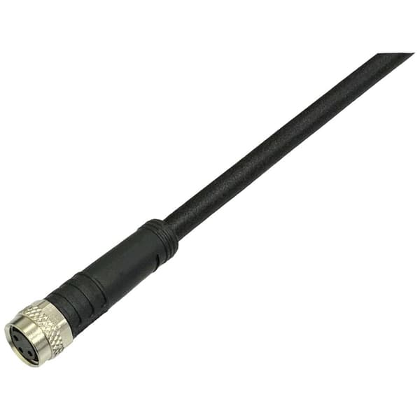 BKL Electronic 2700006 Sensor/ställdon-anslutningskabel M8 Koppling rak 2 m Antal poler (RJ): 4,5 1 st