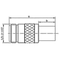 Miniatyrbild 2 av 3: BNC paneluttag 75 Ohm J01003A0619 (J01003A0619)