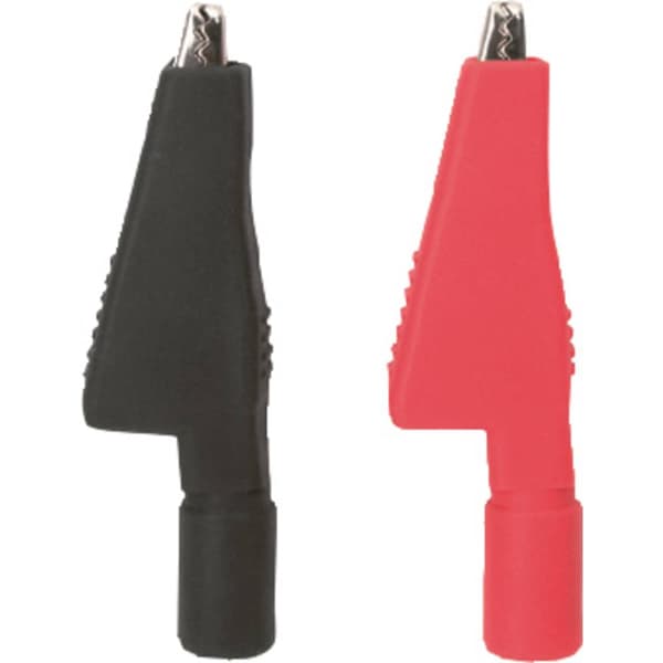 Testboy Krokoklemmensatz (schwarz / rot) Krokodilklämma set Svart, Röd 1 set