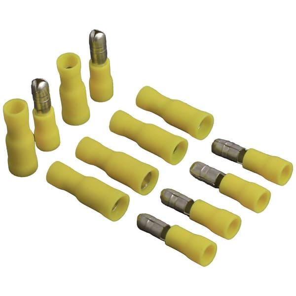 Quadrios 23C493 Rundkontakt 4 mm² - 6 mm² Gul 100 st