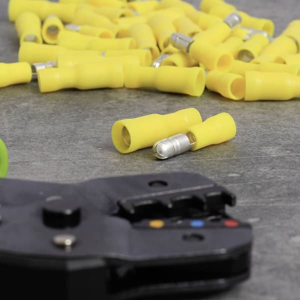 Quadrios 23C493 Rundkontakt 4 mm² - 6 mm² Gul 100 st