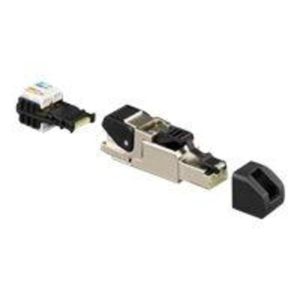 Rutenbeck US-Cat.6A iso B Kontakt 13900320 Svart 1 st