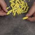 Miniatyrbillede 4 af 4: Quadrios 23C493 Rundt stik 4 mm² - 6 mm² Gul 100 stk.