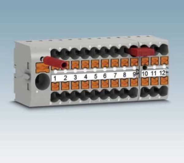 Phoenix Contact Anslutningsplint PTFIX 6/18X2.5-NS35 Grå