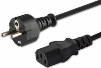 SAVIO 1.8 m Schuko (M) power cable – IEC C13 1.8m CL-138