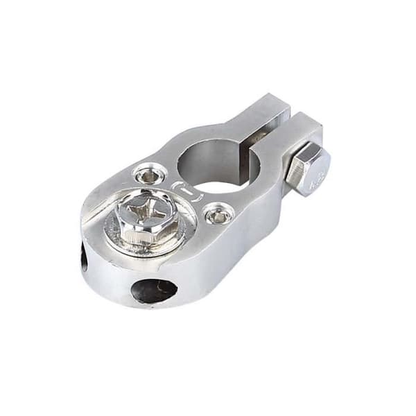 Negativ pol för batteri - ACV - 2 x 10 mm² - Grå