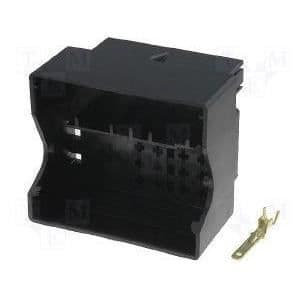 Fakra Car Radio Connector - Ej specificerat - Kit med 16 terminaler - Svart färg - Universal - Bil