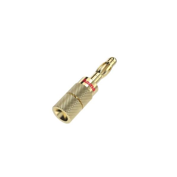 Terminaler Hama - 00205201 - Audio-Lautsprecheradapter, Bananen-Stecker, 4er-Set ()