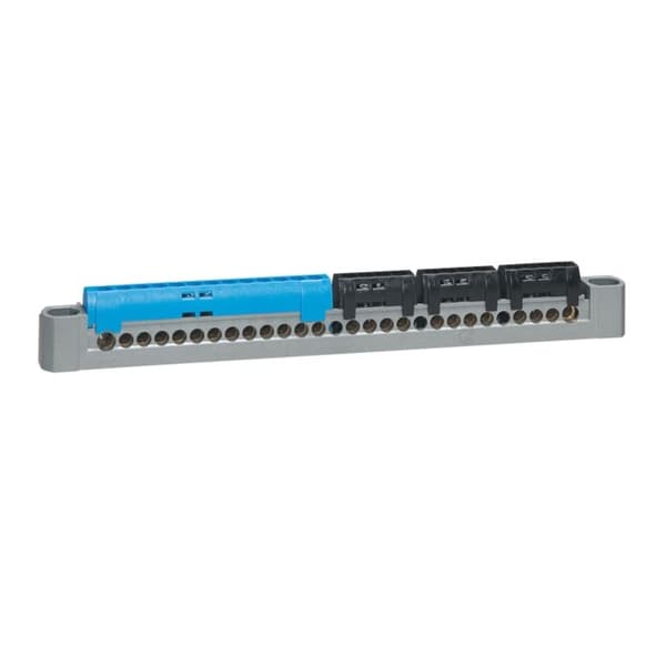 Fördelningsskena - LEGRAND - 404814 - Trifasig + neutral - 13 moduler - Vit