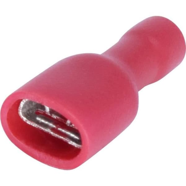 2,80 mm x 0,80 mm Honflik Terminal Sortiment TRU COMPONENTS T1904C113 180° Helisolerad Röd 25 p