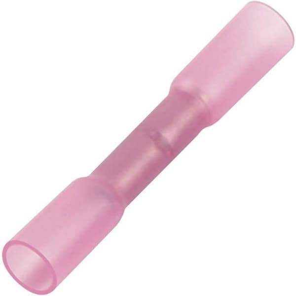 TRU COMPONENTS T1904C068 förlängning med krympslang 0,50 mm² 1,50 mm² helisolerad röd 10 st | TERMINALER -
