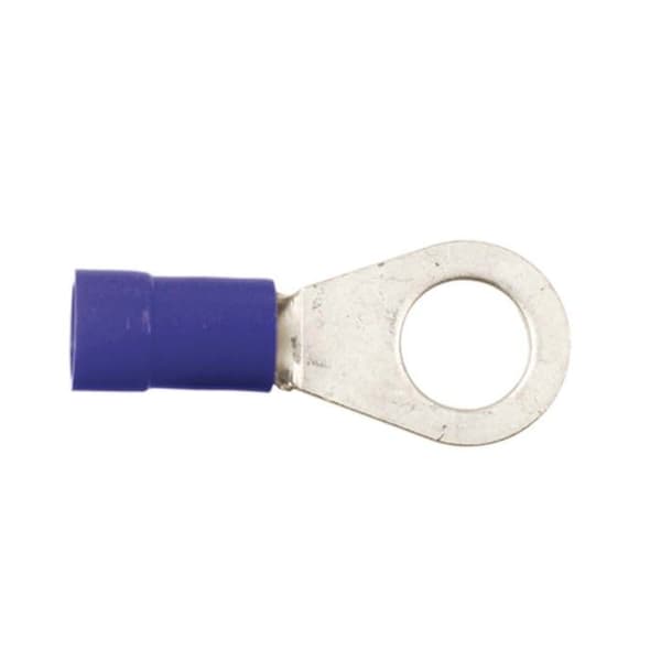 Ring terminal 1- 5mm²-2- 5mm²/4.3mm blå 100 stycken