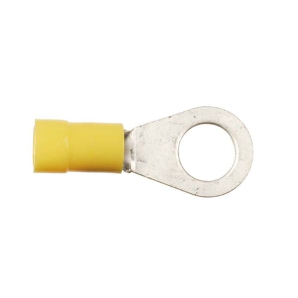 Cosse med ring 4- 0mm²-6- 0mm²/4.3mm gul 100 stycken