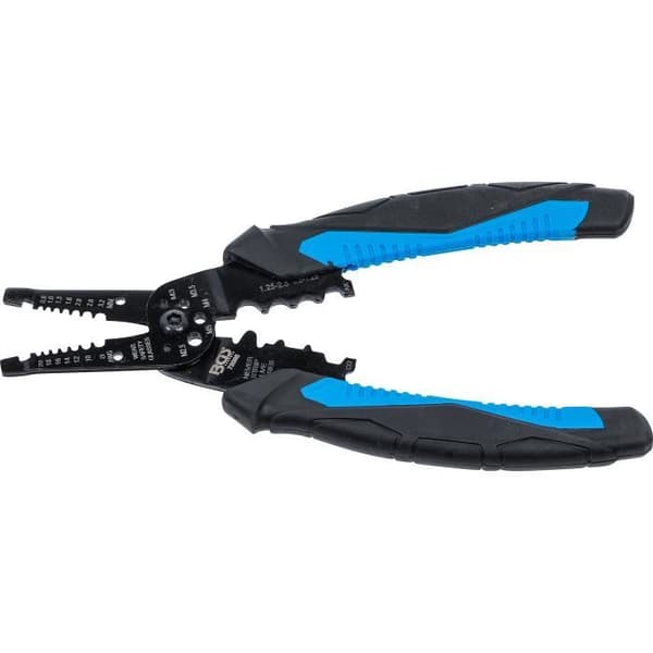 Avisolerings- och presstång - BGS - 210 mm - Sektion DIN 0,8 - 3,2 mm² - AWG 20 - 8