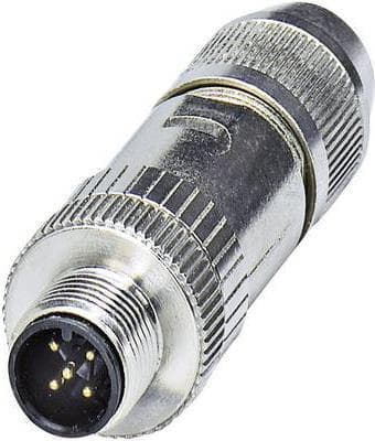 Phoenix Contact sensor-/aktuatorstik, usamlet M12 stik, lige antal positioner: 5 1424658 SACC-M12MS-5PL S (1424658)