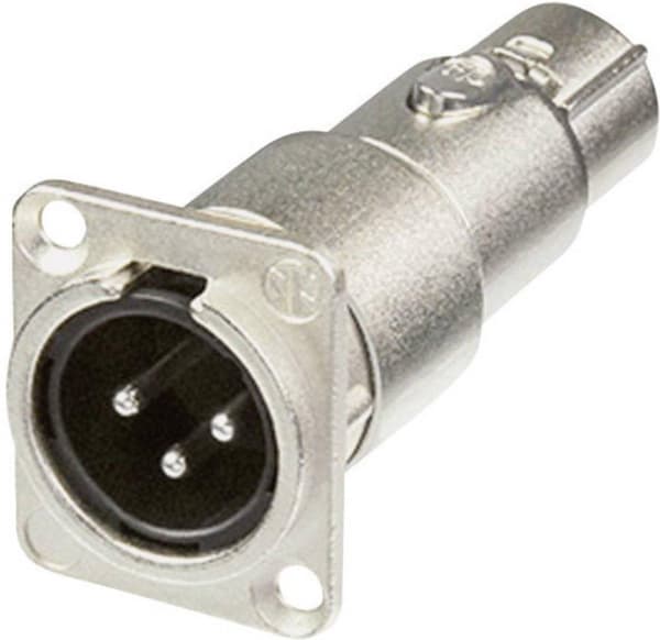 Neutrik NA3MDF XLR-adapter XLR-stik - XLR-stik Indhold: 1 stk.