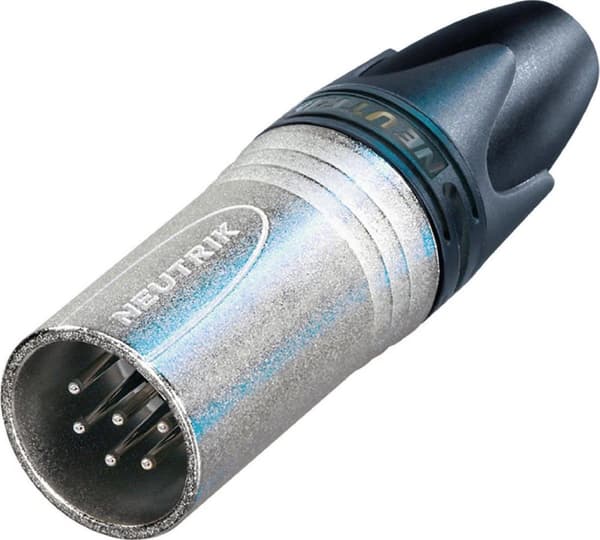 Neutrik NTR-NC6MXX Xlr Kabelstik 6 Kabelstik/lige Xx Loddeforbindelser Forniklet