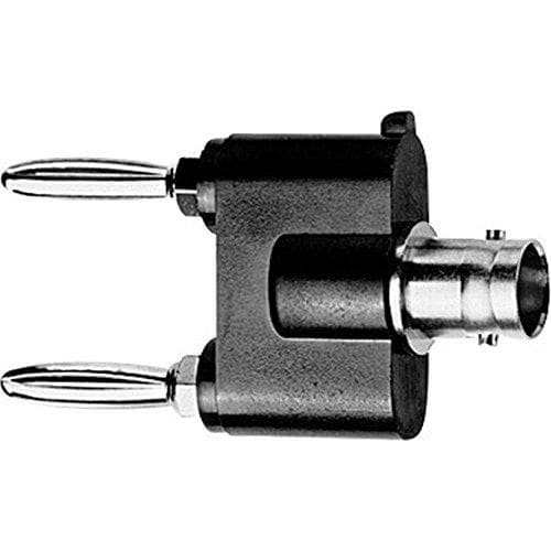 Telegärtner Telegaertner J01008A0620 måleadapter BNC fatning 4mm, lamelstik 4mm sort