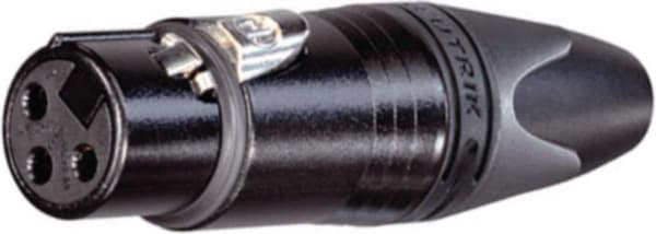 Neutrik NTR-NC5FXX-B XLr Kaapeliliitin 5 Kaapeliliitin/suora Xx Juotosliitännät Musta