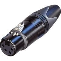 Neutrik XX Series NC4FXX-B - Ljudkontakt - 4-stifts XLR (F)