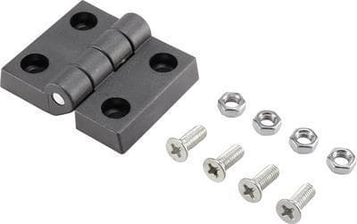 Basetech plast hængsel 62x50x10mm 62 mm 1 stk. (BT-1697228)