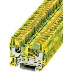 Phoenix Contact Push-In suojajohdinliitin PT-PE PT 6-PE vihreä-keltainen sisältö: 1 kpl (3211822)