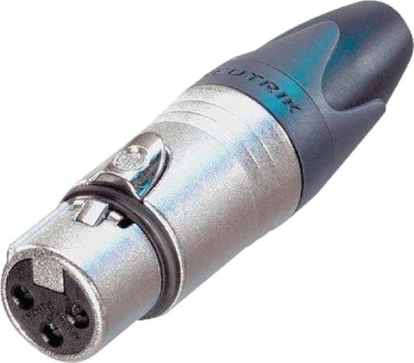Neutrik Ntr-nc3 fxx Connector Silver