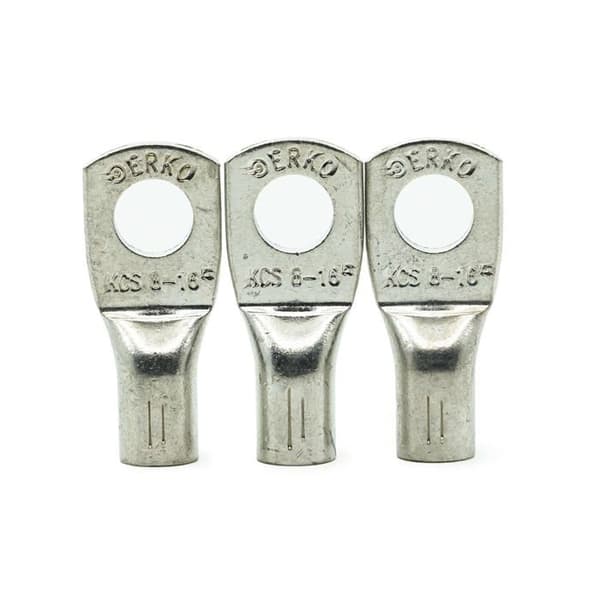 Erko - KCS10-16/1 - Set med 50 professionella KCS kabelskor för flerhjulskabel för M10 skruvar och 16 mm2 tråd