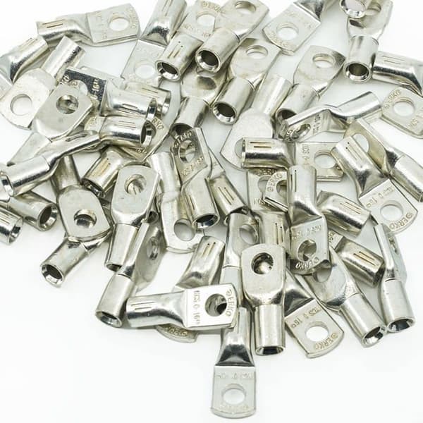 Erko - KCS10-16/1 - Set med 50 professionella KCS kabelskor för flerhjulskabel för M10 skruvar och 16 mm2 tråd