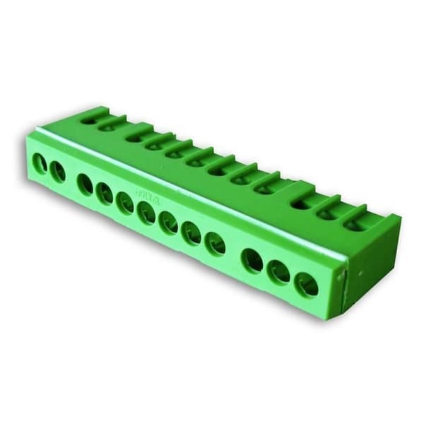 ZENITECH Jordplint 12 gröna anslutningar