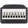 Miniatyrbild 3 av 3: Bloc Terminal 8-Pin - Goobay - 9001 - RJ45-uttag - Fäste med tryckklämma - Svart