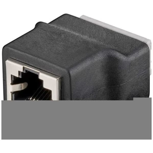Bloc Terminal 8-Pin - Goobay - 9001 - RJ45-uttag - Fäste med tryckklämma - Svart