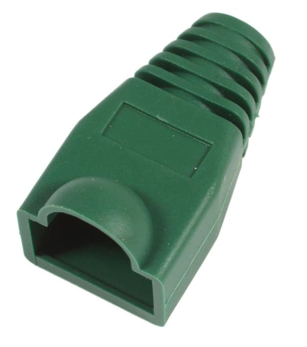 MicroConnect-støvler RJ45 Grøn, 50 stk., KON503GR