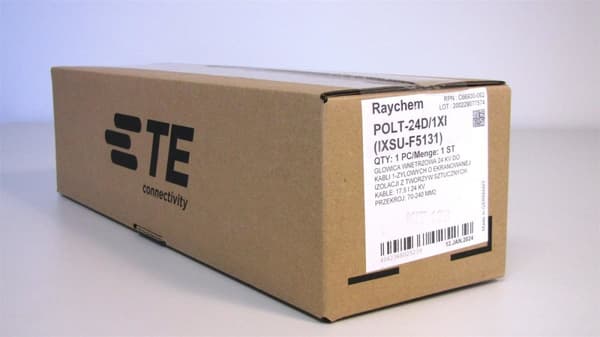 XLPE indendørs kabelhoved, POLT-24D/1XI, 3-faset sæt til 3 1-kernede kabler, mærke Raychem / TE Connectivity TE-C66930