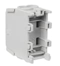 Miniatyrbillede 3 af 7: Fordelingsblok grenterminal 1x25 1x16 grå til TH35 skinne 1x100A