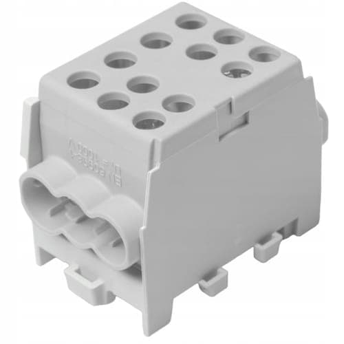 Jakoliittimet 1x25 2x16 harmaa TH35-kiskoon 1x100A