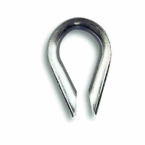 Hjärtanslutningar - Rostfritt stål - Set om 2 - För Ø 4 mm kabel