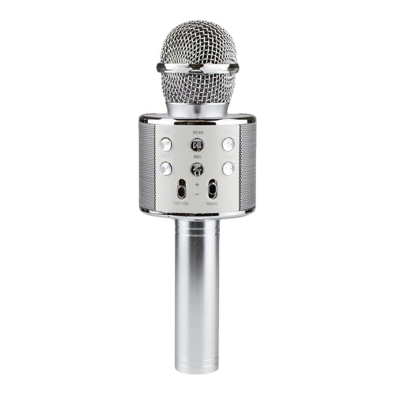 Northix KTV – Trådlös Karaoke Mikrofon – Silver Northix KTV – Trådlös Karaoke Mikrofon – Silver