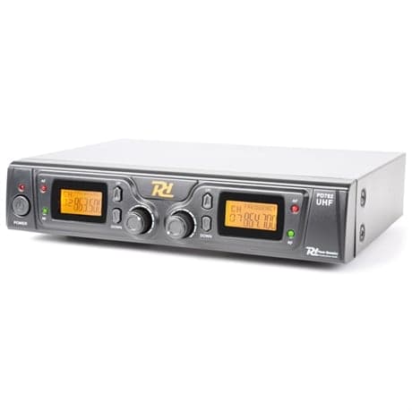 Power Dynamics PD782 trådlös mikrofonsystemHF 2x8Ch 2 Mikrofoner