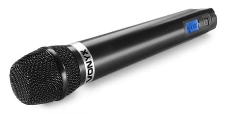 Vonyx WM62 Trådlös mikrofonset UHF 16Ch 2 Handmikrofoner