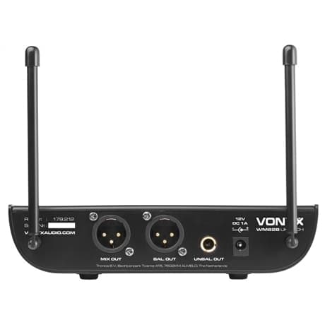 Vonyx WM82 Micro UHF digital 2ch HH