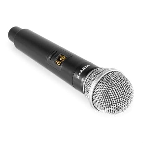Vonyx WM552 plug-in trådlös mikrofonset med 2 mikrofoner - UHF