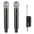 Miniatyrbild 1 av 11: Vonyx WM552 plug-in trådlös mikrofonset med 2 mikrofoner - UHF