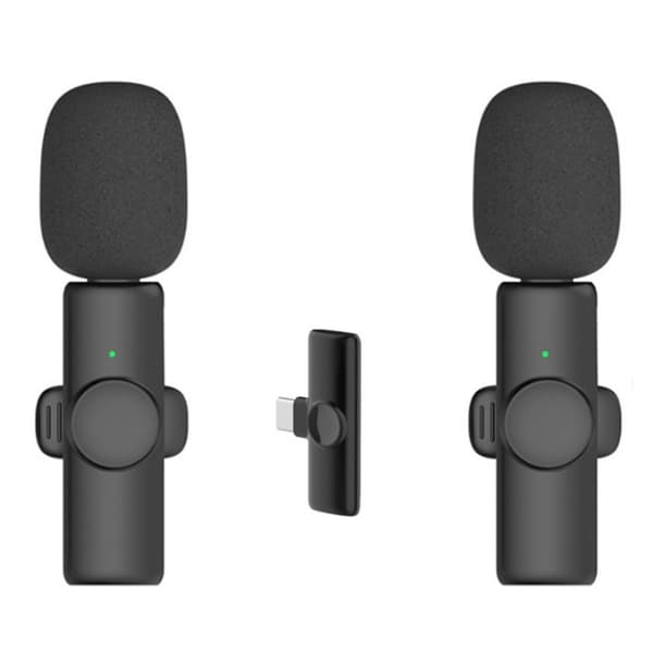 USB-C 2,4 GHz langaton Lavalier-mikrofoni (2 mikrofonia + 1 vastaanotin)