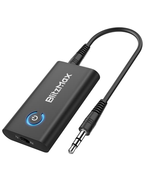 Lähetinvastaanotin bluetooth V5.2 Apt Adaptive Low Latency HiFi Sound Dual Link Pairing 2 in 1 Audio Mini Adapter PC TV:n langallinen kaiutin
