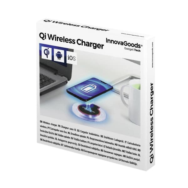 Trådløs Qi-lader for Smartphones