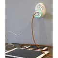 Miniatyrbild 4 av 8: Rund Säkerhetstimer med USB 3,4A Vit