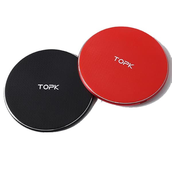 Effektfull TOPK 10W Qi Trådlös Laddare Snabbladdnings Platta